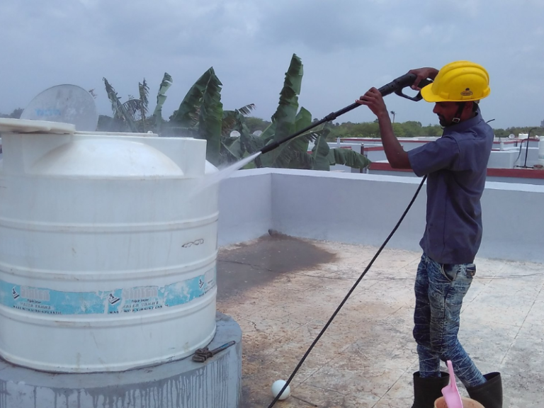 Overhead Tank Cleaning